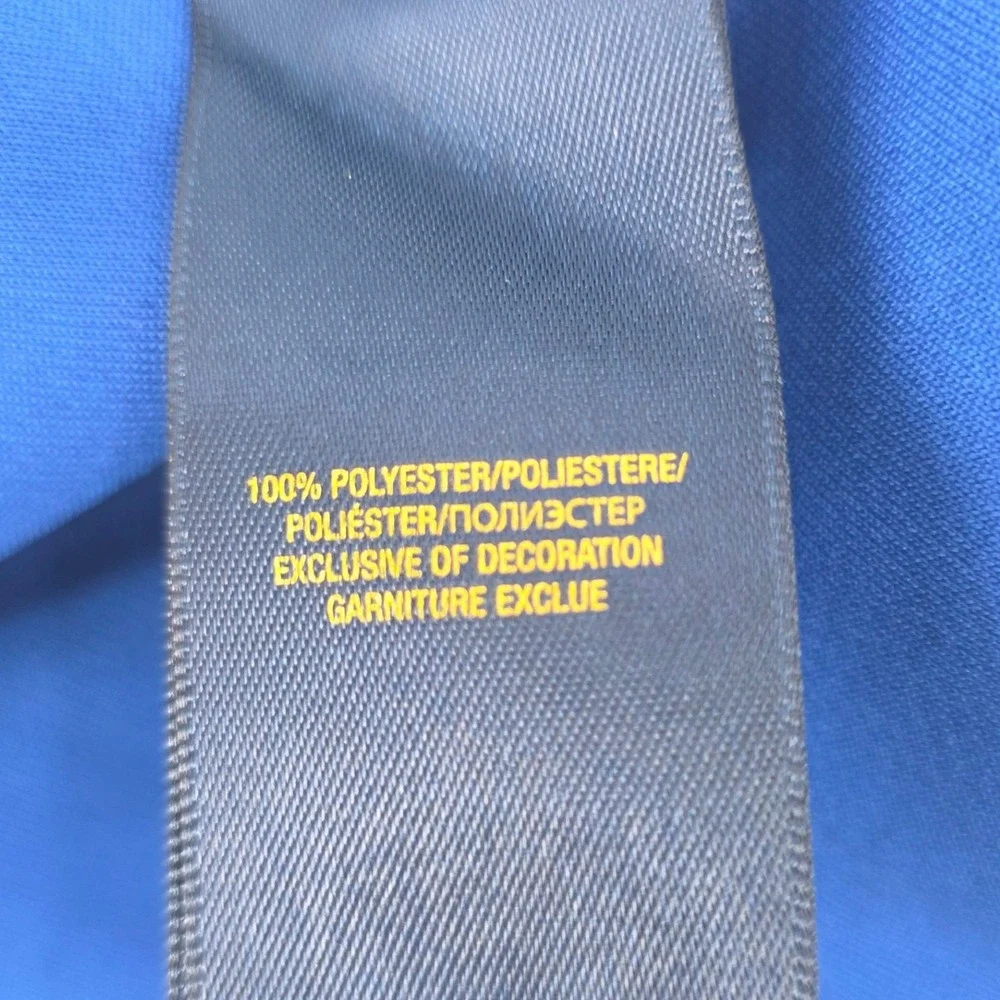 POLO RALPH LAUREN TRACK PANTS MENS LARGE BLUE BLACK POCKETS PERFORMANCE ATHLETIC